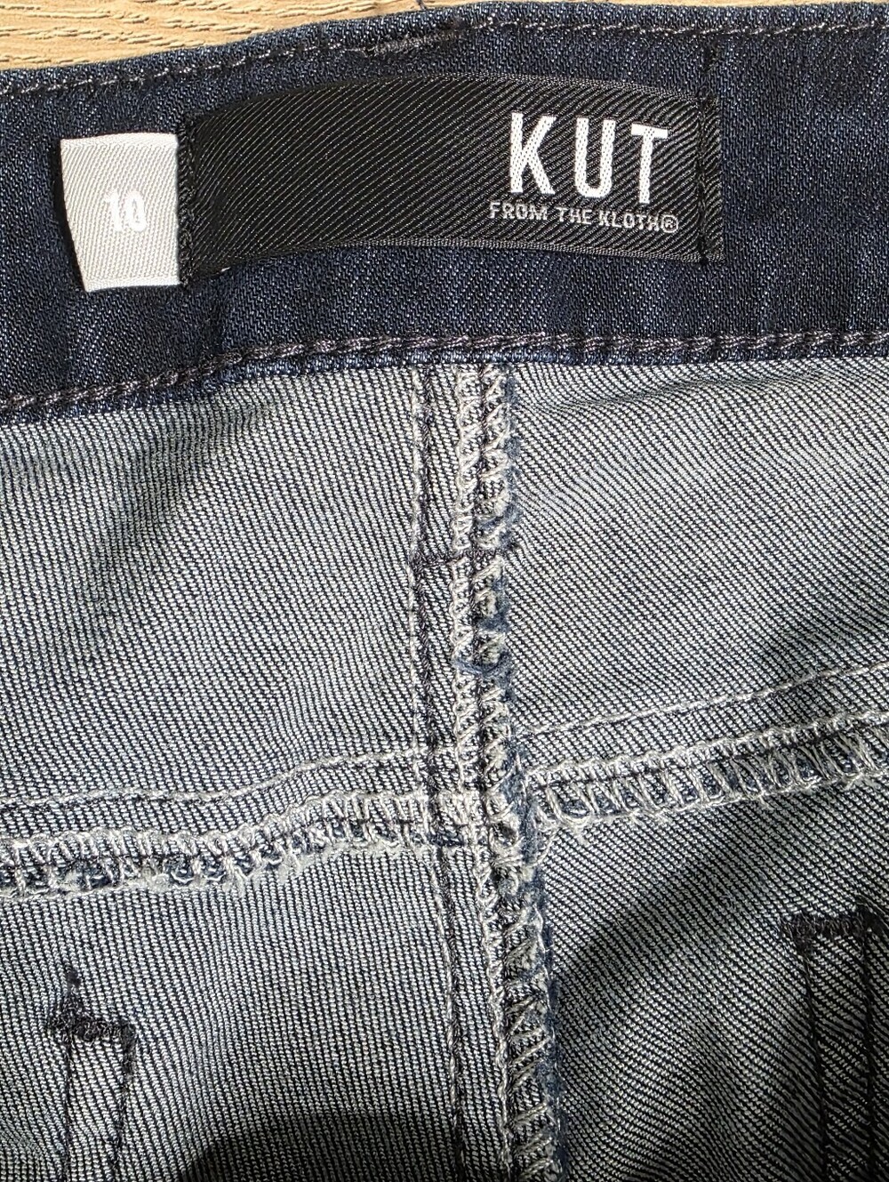 Kut From The Kloth Connie Ankle Skinny With Red Stripe Size 10 - Picture 5 of 5